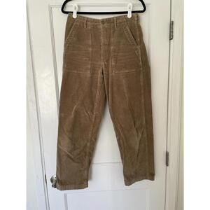 Orslow Japan brown Corduroy Fatigue Pants Size 1 30x28